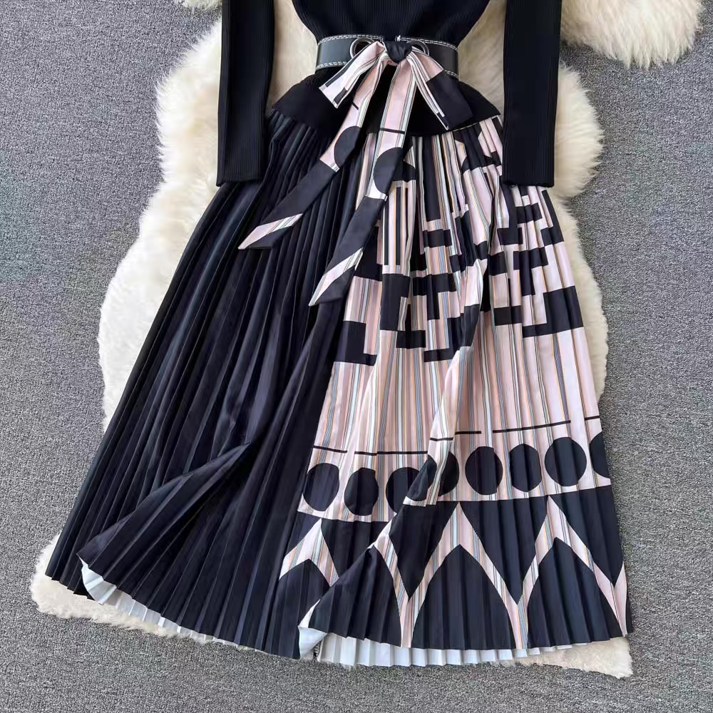 The main event print dress FD99 images